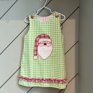 Fall Pumpkin & Santa Reversible Dress